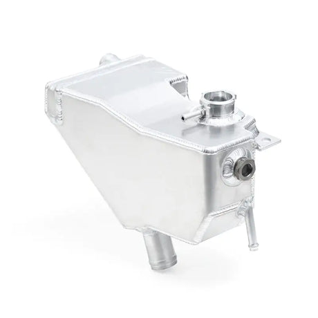 Aluminum secondary expansion tank for Ford 6.7L Powerstroke engine upgrade