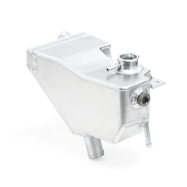 Aluminum secondary expansion tank for Ford 6.7L Powerstroke engine upgrade