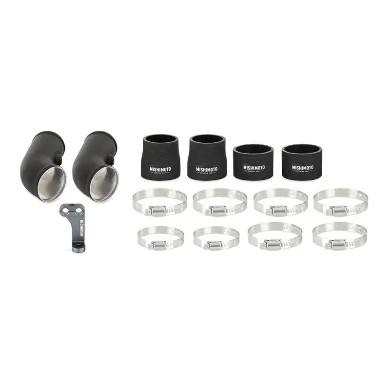 Mishimoto 12-16 BMW F10 M5 Intercooler Pipe Kit Micro Wrinkle Black - Forced Induction