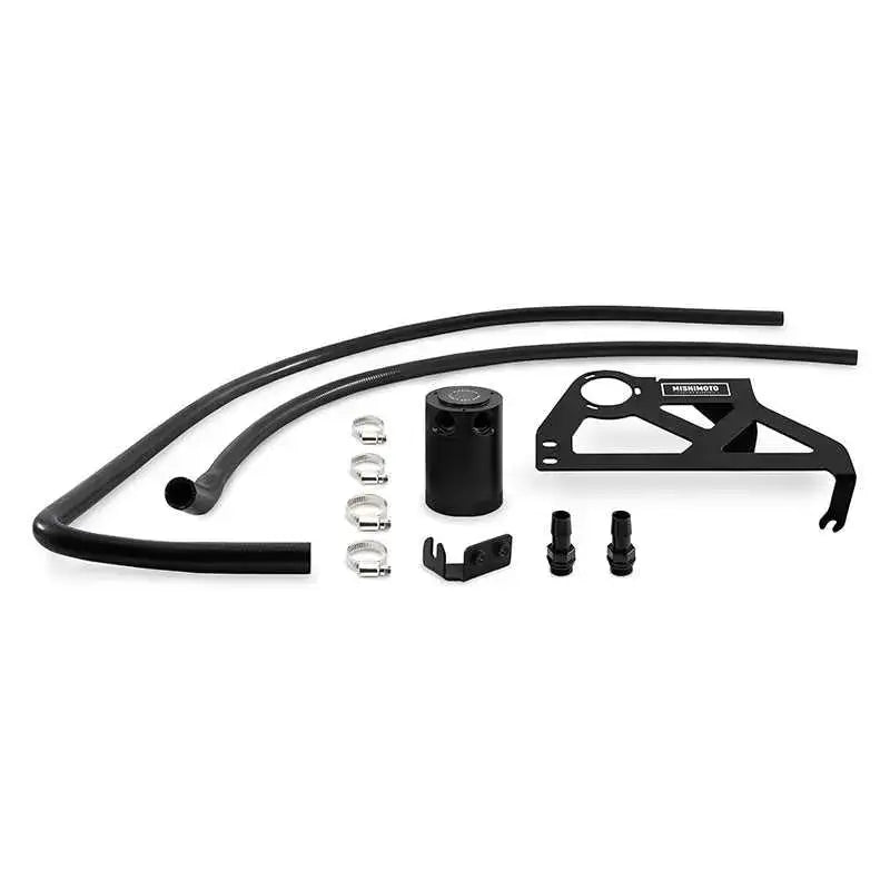 Mishimoto Mishimoto 12-18 Jeep Wrangler JK Baffled Oil Catch Can Kit - Black