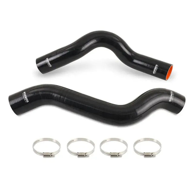 Black silicone coolant hoses with clamps for Dodge Viper silicone hose kit