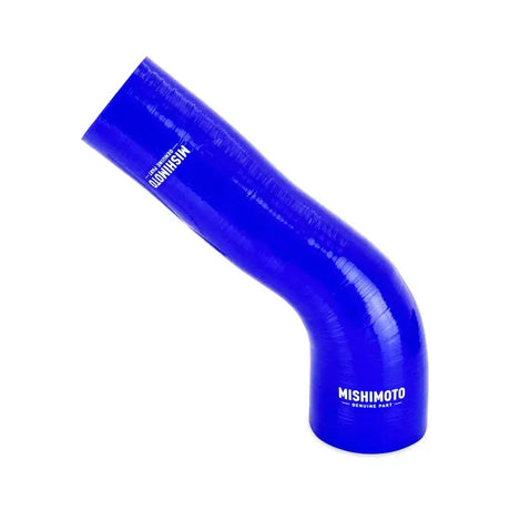Blue silicone intercooler hose with curved shape for Hyundai Veloster turbo upgrades