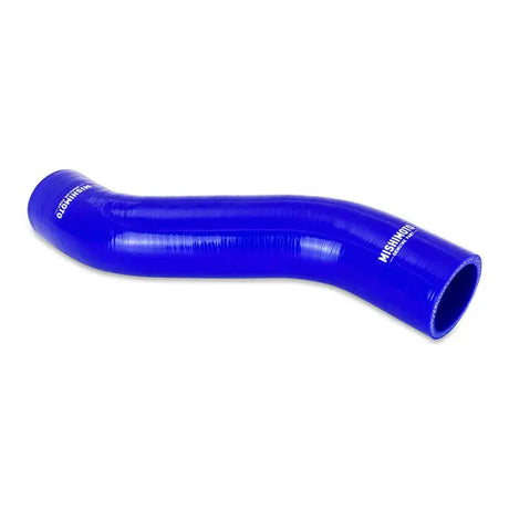 Blue silicone intercooler hose from Mishimoto Hyundai Veloster turbo intercooler hose kit
