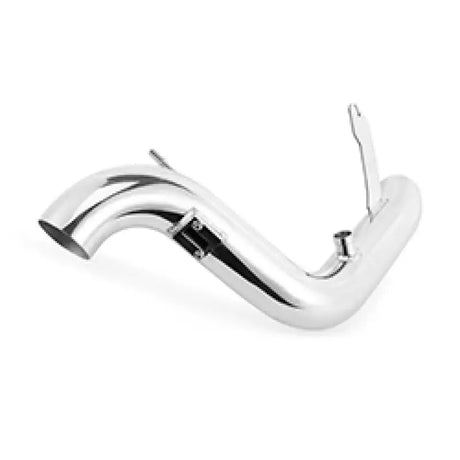 Shiny chrome intake pipe from Mishimoto 14-15 Ford Fiesta ST performance air intake kit