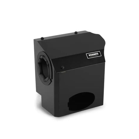 Black metal air intake kit with circular and oval openings for Ford Fiesta ST performance air intake