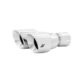 Polished stainless steel dual exhaust tips for Ford Fiesta ST cat-back exhaust system