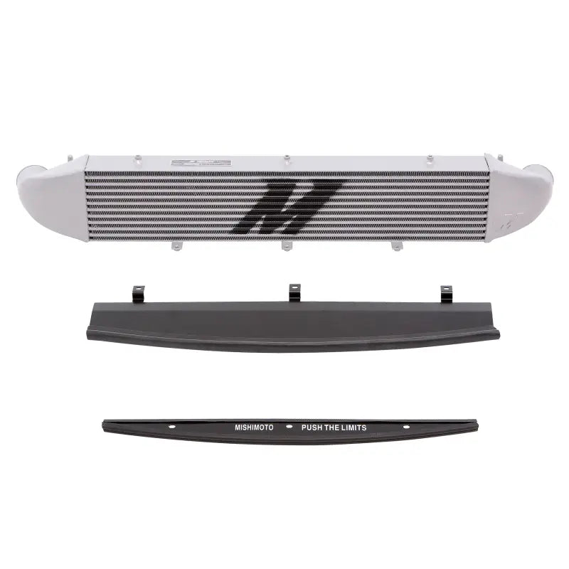 Automotive intercooler with mounting hardware for Ford Fiesta ST Mishimoto performance intercooler