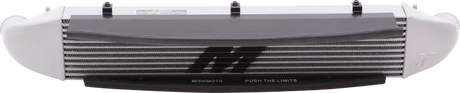 Gray and white Mishimoto performance intercooler for Ford Fiesta ST 1.6L