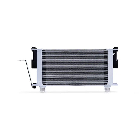 Silver and black oil cooler from Mishimoto Ford Fiesta ST oil cooler kit