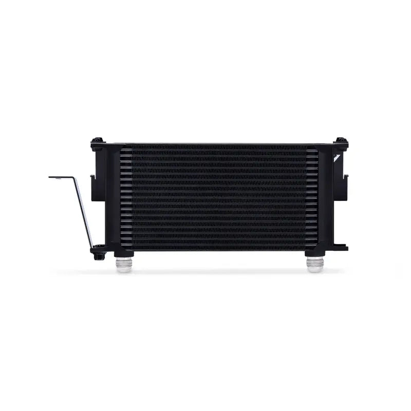 Black automotive oil cooler from Mishimoto Ford Fiesta ST oil cooler kit