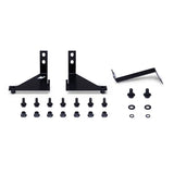 Black metal bracket set with hardware for Mishimoto Ford Fiesta ST oil cooler kit