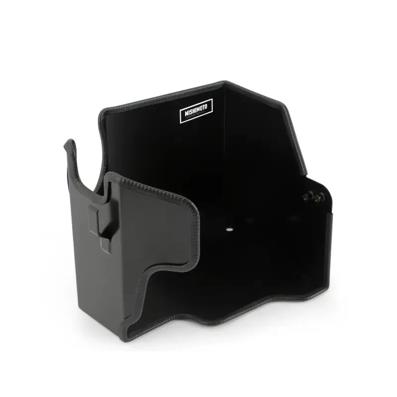 Black metal airbox from Mishimoto mini cooper performance air intake kit