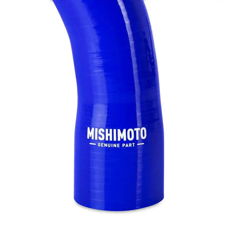 Blue silicone radiator hose from Mishimoto 14-17 Chevy SS radiator hose kit