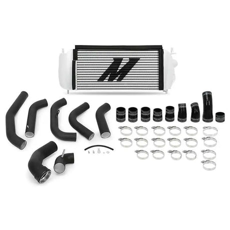 Mishimoto Mishimoto 15-16 Ford F-150 EcoBoost 3.5L Silver Performance Intercooler Kit w/ Black Pipes