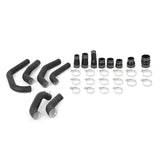 Black silicone hose kit with clamps for Ford F-150 2.7L EcoBoost wrinkle black pipe kit