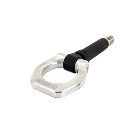 Silver tow hook with black shaft for BMW F80 M3 polished racing front tow hook