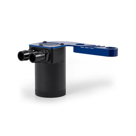 Black and blue baffled oil catch can for BMW F8X M3/M4 San Marino Blue boost