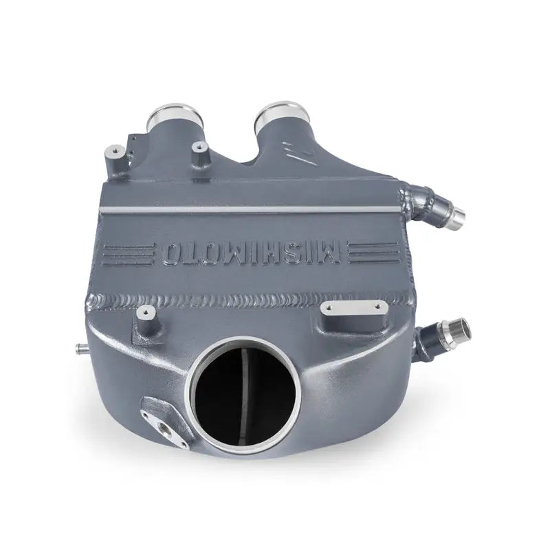 Gray metal intercooler from Mishimoto BMW F8X M3/M4 intercooler power pack