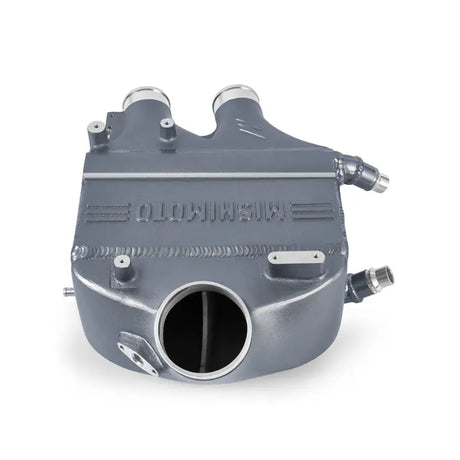 Gray metal intercooler from Mishimoto BMW F8X M3/M4 intercooler power pack