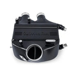 Black aluminum intercooler from Mishimoto BMW F8X M3/M4 power pack for enhanced performance