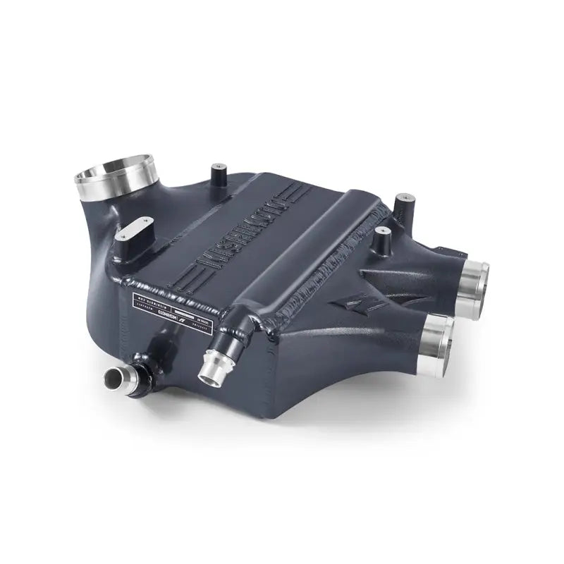 Black aluminum intercooler from Mishimoto 15-20 BMW F8X M3 M4 power pack