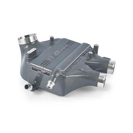 Gray aluminum intercooler power pack for BMW F8X M3/M4 Lime Rock Gray upgrade