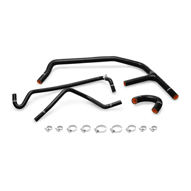 Mishimoto 15 + Ford Mustang EcoBoost Black Silicone Ancillary Hose Kit