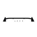 Black metal support bar with mounting plates for Subaru WRX front-mount intercooler kit