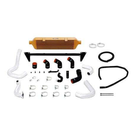Intercooler kit with pipes and hardware for Subaru WRX front-mount intercooler kit in gold core