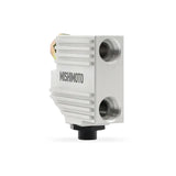 Silver aluminum fluid cooler for Mishimoto Jeep Grand Cherokee thermal bypass valve kit