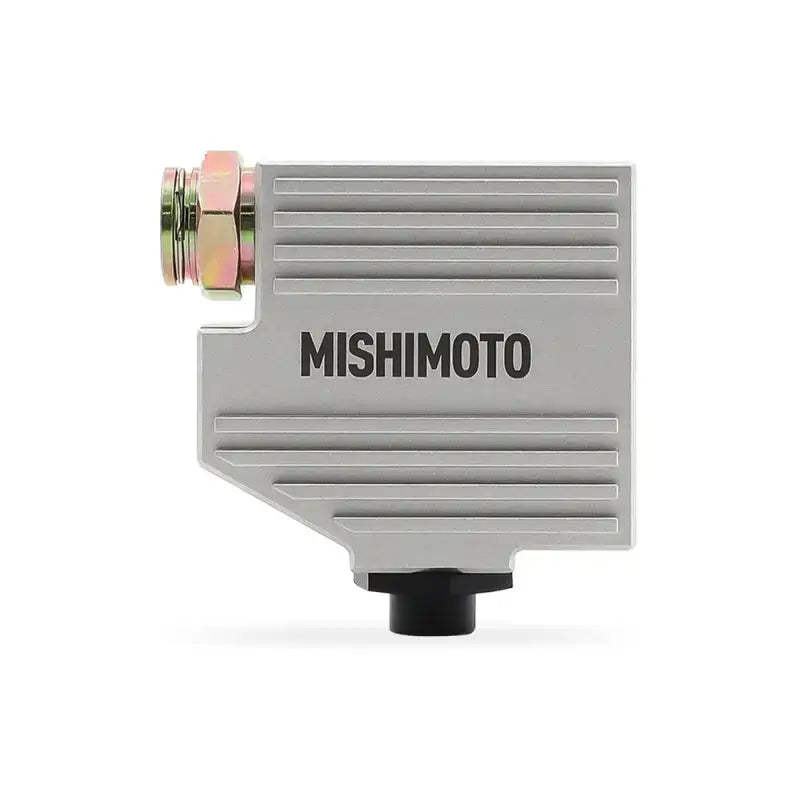 Silver Mishimoto heat exchanger for Jeep Grand Cherokee thermal bypass valve kit