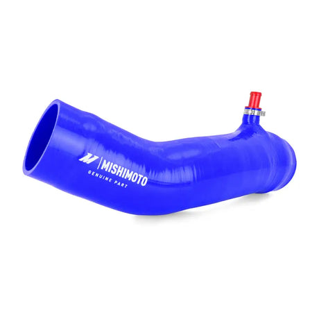 Blue silicone air intake hose with red nozzle for Toyota Tacoma intake hose kit