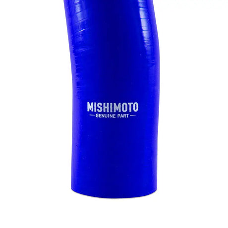 Blue silicone radiator coolant hose from Mishimoto Jeep Wrangler JL coolant hose kit