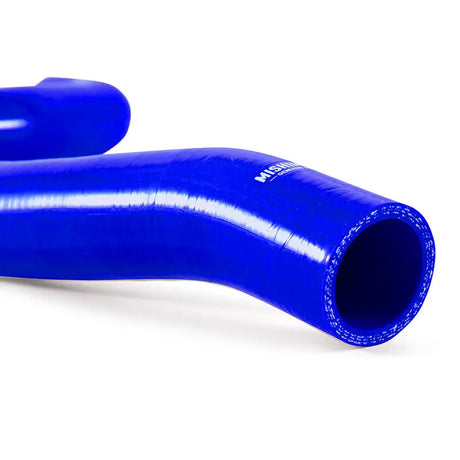 Blue silicone radiator coolant hose from Mishimoto Jeep Wrangler JL coolant hose kit