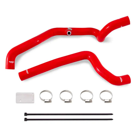 Mishimoto 18 + Jeep Wrangler JL 2.0L Red Silicone Radiator Coolant Hose Kit - Truck & Automotive