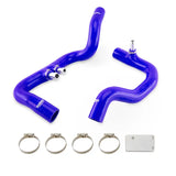 Blue silicone coolant hose kit with clamps for Jeep Wrangler JL and Gladiator JT