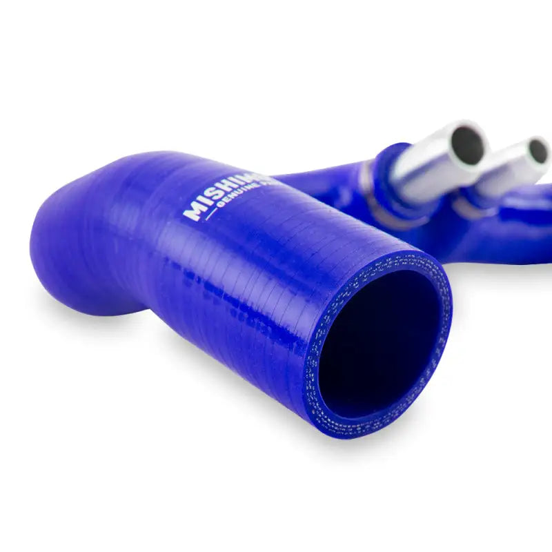Blue silicone coolant hose from Mishimoto 18+ Jeep Wrangler JL/Gladiator JT hose kit