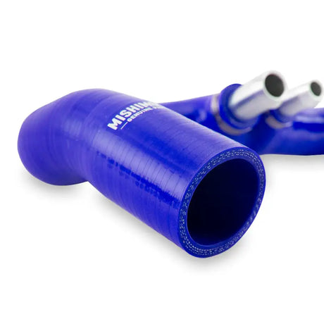 Blue silicone coolant hose from Mishimoto 18+ Jeep Wrangler JL/Gladiator JT hose kit
