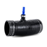 Black silicone T-shaped hose with blue valve for Ford Ranger Ecoboost intercooler kit