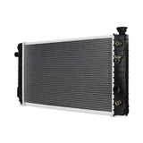 Automotive radiator with black plastic tanks for Chevrolet S10 and GMC S15 Sonoma replacement radiator