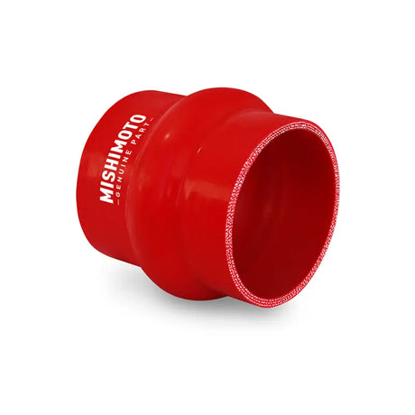Red silicone hose connector for Mishimoto 2.25in hump hose silicone coupler