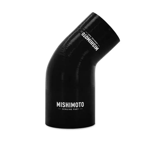 Mishimoto 2.5in to 3in 45 Degree Silicone Coupler - Black - Air Intake Systems
