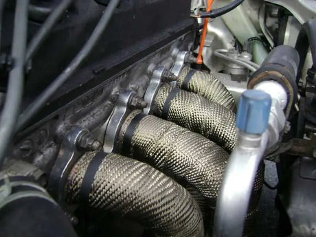 Mishimoto 2 inch x 35 feet Heat Wrap with Stainless Locking Tie Set 