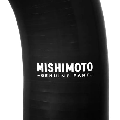 Black Mishimoto silicone hose from the Ford Mustang silicone hose kit for 2001-2004 V6