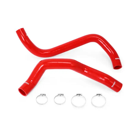 Red silicone hose kit with clamps for Ford Mustang 3.8L V6 engine replacement