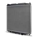 Rectangular Ford F-Series Super Duty replacement radiator for optimal cooling
