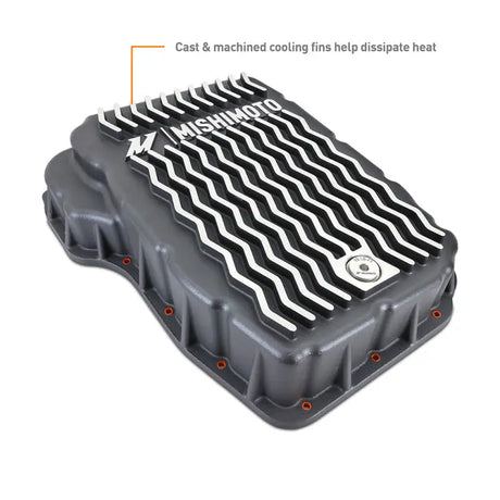 Mishimoto 2007.5 + Ram 6.7L Cummins 68RFE Transmission Pan - Cast - GR - Truck & Automotive