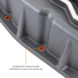 Mishimoto 2007.5 + Ram 6.7L Cummins 68RFE Transmission Pan - Cast - GR - Truck & Automotive