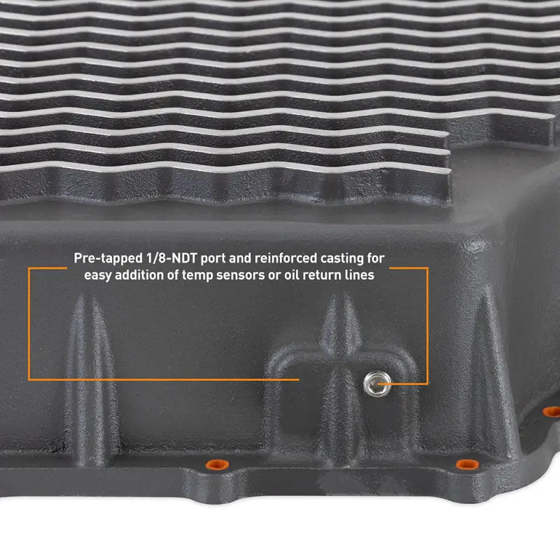 Mishimoto 2011 + Powerstroke 6R140 Transmission Pan - Cast - GR - Truck & Automotive