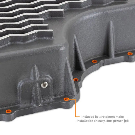 Mishimoto 2011 + Powerstroke 6R140 Transmission Pan - Cast - GR - Truck & Automotive